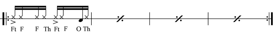 Bongo Martillo Pattern