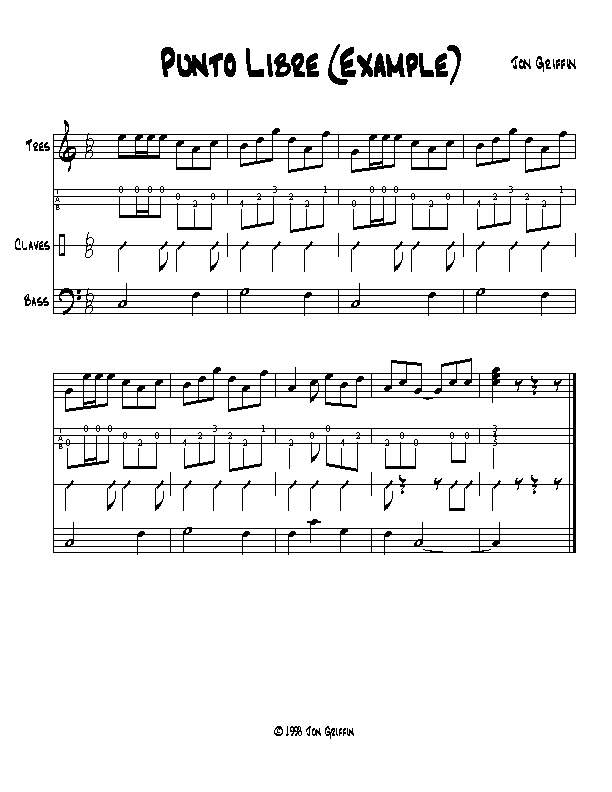 Example of a Punto Libre